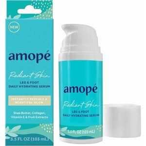 Amope Radiant Glowing Skin Leg & Foot Daily Hydrating Serum, Lotion 3.5 oz